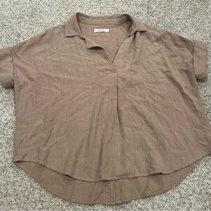 MOD REF Tan Women's Top